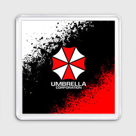 Магнит 55*55 с принтом RESIDENT EVIL UMBRELLA | РЕЗИДЕНТ ЕВИЛ (Z) в Кировске, Пластик | Размер: 65*65 мм; Размер печати: 55*55 мм | ada wong | biohazard | leon | nemesis | project resistance | raccoon city | re | re3 | resident evil | resident evil 3 | rpd | stars | umbrella | ада вонг | амбрелла | немезис | ужасы