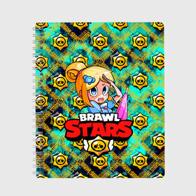 Тетрадь с принтом PIPER BRAWL STARS в Кировске, 100% бумага | 48 листов, плотность листов — 60 г/м2, плотность картонной обложки — 250 г/м2. Листы скреплены сбоку удобной пружинной спиралью. Уголки страниц и обложки скругленные. Цвет линий — светло-серый
 | brawl | brawl stars | brawl stars spike | brawl stars спайк | piper | stars | бравл | бравл старс | бравл старс пай | бравл старс спайк | игры | лого | лого brawl stars | лого бравл старс | логотип | логотип brawl stars | логотип бравл ста