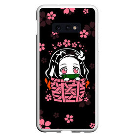 Чехол для Samsung S10E с принтом KIMETSU NO YAIBA в Кировске, Силикон | Область печати: задняя сторона чехла, без боковых панелей | demon slayer | kimetsu no yaiba | nezuko | shinobu | slayer | tanjiro | zenitsu | гию томиока | зенитцу | иноске хашибира | клинок рассекающий демонов | незуко | танджиро | шинобу кочо