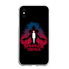 Чехол для iPhone XS Max матовый с принтом STRANGER THINGS в Кировске, Силикон | Область печати: задняя сторона чехла, без боковых панелей | 11 | stranger things | одди | одиннадцатая | очень странные дела | сериалы