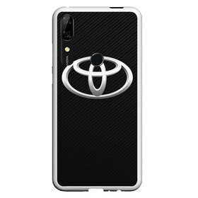 Чехол для Honor P Smart Z с принтом Toyota carbon в Кировске, Силикон | Область печати: задняя сторона чехла, без боковых панелей | 2020 | alphard | auto | camry | corolla | highlander | hilux | land cruiser 200 | prado | rav4 | sport | supra | toyota | tundra | авто | автомобиль | автомобильные | альфард | бренд | камри | марка | машины | спорт | тойота