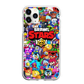 Чехол для iPhone 11 Pro матовый с принтом BRAWL STARS в Кировске, Силикон |  | 