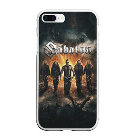 Чехол для iPhone 7Plus/8 Plus матовый с принтом Sabaton Band в Кировске, Силикон | Область печати: задняя сторона чехла, без боковых панелей | battle metal | sabaton | военный рок | йоаким броден | крис рёланд | пар сундстрём | рок | рок группа | хэви метал | шведская группа | шведский рок