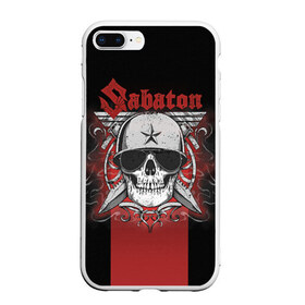 Чехол для iPhone 7Plus/8 Plus матовый с принтом Sabaton Army Skull в Кировске, Силикон | Область печати: задняя сторона чехла, без боковых панелей | battle metal | sabaton | военный рок | йоаким броден | крис рёланд | пар сундстрём | рок | рок группа | хэви метал | шведская группа | шведский рок