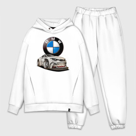 Мужской костюм хлопок OVERSIZE с принтом BMW оскал в Кировске,  |  | Тематика изображения на принте: bmw | car | germany | grin | jaw | power | sketch | teeth | автомобиль | бмв | германия | зубы | мощь | оскал | пасть | эскиз