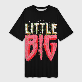 Платье-футболка 3D с принтом Little Big в Кировске,  |  | 20 | 2020 | big | eurovision | little | music | биг | бузова | евровидение | ильич | литл | музыка