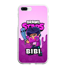 Чехол для iPhone 7Plus/8 Plus матовый с принтом BRAWL STARS BIBI в Кировске, Силикон | Область печати: задняя сторона чехла, без боковых панелей | bibi | brawl stars | brawl stars bibi | brawler | биби | бравл старз | бравлер