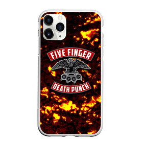 Чехол для iPhone 11 Pro Max матовый с принтом Five Finger Death Punch в Кировске, Силикон |  | Тематика изображения на принте: 5fdp | death | ffdp | finger | five | five finger death punch | punch | грув метал