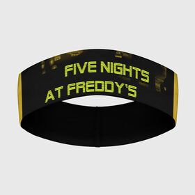 Повязка на голову 3D с принтом Five Nights at Freddys в Кировске,  |  | five | freddys | horror | nights | point and click | survival | игра | ночей | пять | фредди