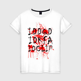 Женская футболка хлопок с принтом DOOM CHEATS (+cпина) в Кировске, 100% хлопок | прямой крой, круглый вырез горловины, длина до линии бедер, слегка спущенное плечо | doom | doom eternal | дум