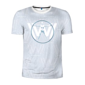 Мужская футболка 3D спортивная с принтом Westworld в Кировске, 100% полиэстер с улучшенными характеристиками | приталенный силуэт, круглая горловина, широкие плечи, сужается к линии бедра | vdosadir | westworld | джонатан нолан | западный мир | лиза джой | мир дикого запада