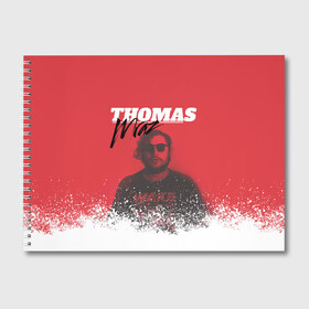 Альбом для рисования с принтом Thomas Mraz в Кировске, 100% бумага
 | матовая бумага, плотность 200 мг. | Тематика изображения на принте: mraz | thomas mraz