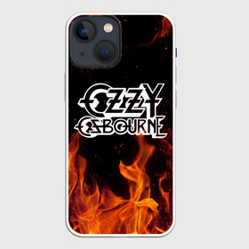 Чехол для iPhone 13 mini с принтом Ozzy Osbourne | Оззи Осборн (Z) в Кировске,  |  | black sabbath | michael osbourne | ozzy osbourne | джон майкл осборн | дум метал | оззи | осборн | хард рок | хеви метал