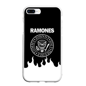 Чехол для iPhone 7Plus/8 Plus матовый с принтом RAMONES в Кировске, Силикон | Область печати: задняя сторона чехла, без боковых панелей | america | ramones | rock | usa | америка | джонни рамон | джоуи рамон | ди ди рамон | клем бурк | кристофер уорд | марки рамон | рамоунз | ричи рамон | рок | сша | томми рамон