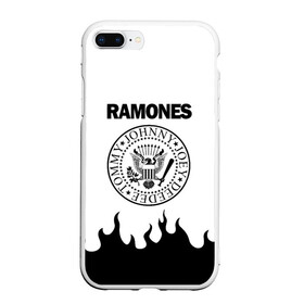 Чехол для iPhone 7Plus/8 Plus матовый с принтом RAMONES в Кировске, Силикон | Область печати: задняя сторона чехла, без боковых панелей | america | ramones | rock | usa | америка | джонни рамон | джоуи рамон | ди ди рамон | клем бурк | кристофер уорд | марки рамон | рамоунз | ричи рамон | рок | сша | томми рамон