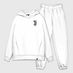 Мужской костюм хлопок OVERSIZE с принтом JUVENTUS | ЮВЕНТУС (Z) в Кировске,  |  | cr7 | fc juventus | football | juve | juventus | ronaldo | sport | роналдо | спорт | футбол | ювентус