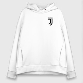 Женское худи Oversize хлопок с принтом JUVENTUS (НА СПИНЕ) в Кировске, френч-терри — 70% хлопок, 30% полиэстер. Мягкий теплый начес внутри —100% хлопок | боковые карманы, эластичные манжеты и нижняя кромка, капюшон на магнитной кнопке | cr7 | fc juventus | football | juve | juventus | ronaldo | sport | роналдо | спорт | футбол | ювентус