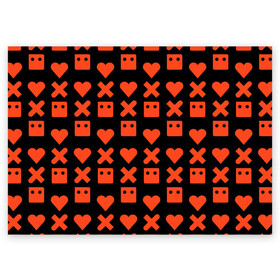 Поздравительная открытка с принтом LOVE DEATH ROBOTS (LDR) в Кировске, 100% бумага | плотность бумаги 280 г/м2, матовая, на обратной стороне линовка и место для марки
 | death | fantastic | future | ldr | love | love death and robots | love death robots | netflix | robots | sci fi | будущее | лдр | любовь | нетфликс | роботы | фантастика