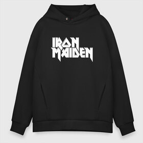 Мужское худи Oversize хлопок с принтом IRON MAIDEN в Кировске, френч-терри — 70% хлопок, 30% полиэстер. Мягкий теплый начес внутри —100% хлопок | боковые карманы, эластичные манжеты и нижняя кромка, капюшон на магнитной кнопке | iron maiden | адриан смит | брюс дикинсон | дэйв мюрреи | железная дева | нико макбрэйн | стив харрис | яник герс