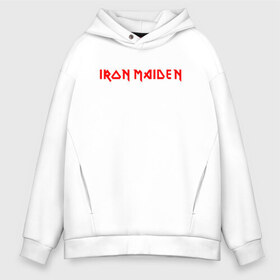 Мужское худи Oversize хлопок с принтом IRON MAIDEN в Кировске, френч-терри — 70% хлопок, 30% полиэстер. Мягкий теплый начес внутри —100% хлопок | боковые карманы, эластичные манжеты и нижняя кромка, капюшон на магнитной кнопке | iron maiden | адриан смит | брюс дикинсон | дэйв мюрреи | железная дева | нико макбрэйн | стив харрис | яник герс