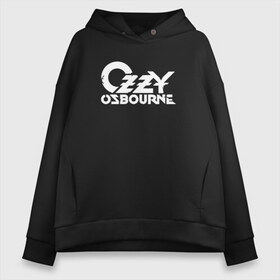 Женское худи Oversize хлопок с принтом Ozzy Osbourne в Кировске, френч-терри — 70% хлопок, 30% полиэстер. Мягкий теплый начес внутри —100% хлопок | боковые карманы, эластичные манжеты и нижняя кромка, капюшон на магнитной кнопке | black sabbath | michael osbourne | ozzy osbourne | джон майкл осборн | дум метал | оззи | осборн | хард рок | хеви метал