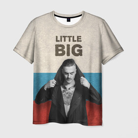 Мужская футболка 3D с принтом Little Big в Кировске, 100% полиэфир | прямой крой, круглый вырез горловины, длина до линии бедер | little big | евровидение