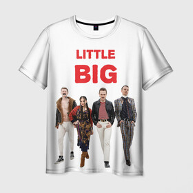Мужская футболка 3D с принтом Little Big в Кировске, 100% полиэфир | прямой крой, круглый вырез горловины, длина до линии бедер | little big | евровидение