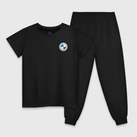 Детская пижама хлопок с принтом BMW LOGO 2020 в Кировске, 100% хлопок |  брюки и футболка прямого кроя, без карманов, на брюках мягкая резинка на поясе и по низу штанин
 | bmw | bmw performance | m | motorsport | performance | бмв | бэха | моторспорт