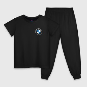 Детская пижама хлопок с принтом BMW LOGO 2020 в Кировске, 100% хлопок |  брюки и футболка прямого кроя, без карманов, на брюках мягкая резинка на поясе и по низу штанин
 | Тематика изображения на принте: bmw | bmw motorsport | bmw performance | carbon | m | motorsport | performance | sport | бмв | карбон | моторспорт | спорт