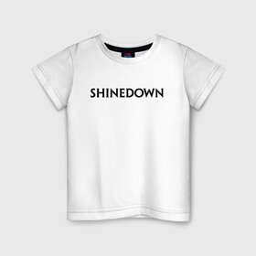 Детская футболка хлопок с принтом Shinedown в Кировске, 100% хлопок | круглый вырез горловины, полуприлегающий силуэт, длина до линии бедер | rock | shinedown | альтернативный метал | барри керч | брент смит | зак маерс | музыка | ню метал | пост гранж | рок | хард рок | эрик басс