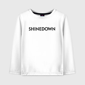 Детский лонгслив хлопок с принтом Shinedown в Кировске, 100% хлопок | круглый вырез горловины, полуприлегающий силуэт, длина до линии бедер | rock | shinedown | альтернативный метал | барри керч | брент смит | зак маерс | музыка | ню метал | пост гранж | рок | хард рок | эрик басс