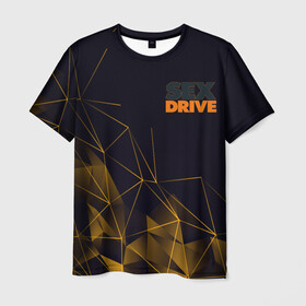 Мужская футболка 3D с принтом SEX DRIVE в Кировске, 100% полиэфир | прямой крой, круглый вырез горловины, длина до линии бедер | Тематика изображения на принте: половое влечение | сериал | сериалы