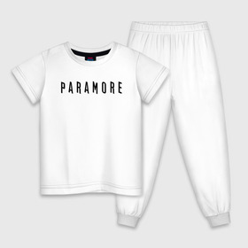 Детская пижама хлопок с принтом Paramore в Кировске, 100% хлопок |  брюки и футболка прямого кроя, без карманов, на брюках мягкая резинка на поясе и по низу штанин
 | Тематика изображения на принте: 