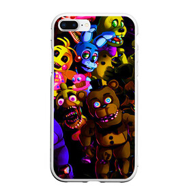 Чехол для iPhone 7Plus/8 Plus матовый с принтом Five Nights At Freddys в Кировске, Силикон | Область печати: задняя сторона чехла, без боковых панелей | 5 ночей | 5 ночей с фредди | 5 ночей с фреди | five nights at freddys | fnaf | foxy | аниматроники | игра | компьютерная игра | пять ночей с фредди | фокси | фредди | фреди | чика