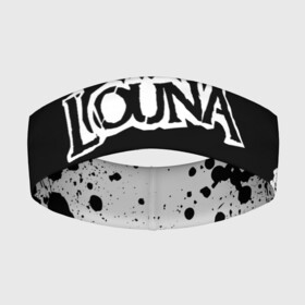Повязка на голову 3D с принтом Louna в Кировске,  |  | Тематика изображения на принте: louna | tracktor bowling | альтернативный метал | альтернативный рок | гранж | лу | луна | ню метал | панк рок | хард рок