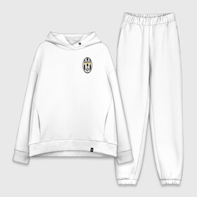 Женский костюм хлопок Oversize с принтом JUVENTUS в Кировске,  |  | cr7 | fc juventus | football | juve | juventus | ronaldo | sport | роналдо | спорт | футбол | ювентус