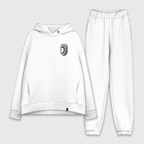 Женский костюм хлопок Oversize с принтом JUVENTUS в Кировске,  |  | cr7 | fc juventus | football | juve | juventus | ronaldo | sport | роналдо | спорт | футбол | ювентус