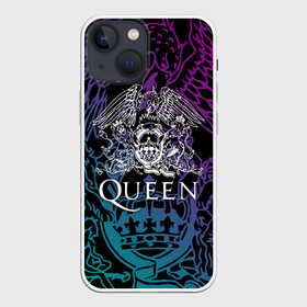 Чехол для iPhone 13 mini с принтом QUEEN | Freddie Mercury (Z) в Кировске,  |  | queen | rock | we will rock you | брайан мэи | группа queen | группа квин | джон дикон | квин | королева | король | роджер тейлор | рок | фредди меркьюри