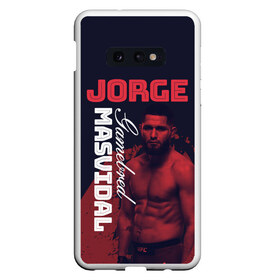 Чехол для Samsung S10E с принтом Jorge Masvidal в Кировске, Силикон | Область печати: задняя сторона чехла, без боковых панелей | Тематика изображения на принте: gamebred | jorge masvidal | masvidal | mma | ufc | масвидаль | мма | хорхе масвидаль