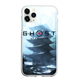 Чехол для iPhone 11 Pro Max матовый с принтом Ghost of Tsushimа в Кировске, Силикон |  | 