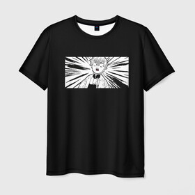 Мужская футболка 3D с принтом Demon Slayer, Zenitsu в Кировске, 100% полиэфир | прямой крой, круглый вырез горловины, длина до линии бедер | agatsuma | anime | demon hunter | demon slayer | kimetsu no yaiba | manga | zenitsu | агацума | аниме | зеницу | клинок рассекающий демонов | манга