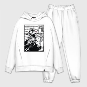 Мужской костюм хлопок OVERSIZE с принтом Elric, Fullmetal Alchemist в Кировске,  |  | alphonse elric | anime | brotherhood | edward elric | elric brothers | fullmetal alchemist | manga | альфонс элрик | аниме | манга | стальной алхимик | эдвард элрик