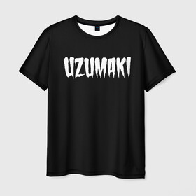 Мужская футболка 3D с принтом Uzumaki, Junji Ito  в Кировске, 100% полиэфир | прямой крой, круглый вырез горловины, длина до линии бедер | azami kurotani | horror | junji ito | junji ito collection | kirie | soichi | souichi | tomie | uzumaki | аниме | дзюндзи ито | кириэ | манга | сюити | томиэ | ужасы | узумаки