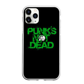 Чехол для iPhone 11 Pro Max матовый с принтом Punks Not Dead в Кировске, Силикон |  | Тематика изображения на принте: art | punk | punks not dead | rock | sons of anarchy | анархия | арт | группа | егор летов | логотип | музыка | надпись | панк | панк рок | прикольная | рок | свобода | хаос