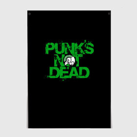 Постер с принтом Punks Not Dead в Кировске, 100% бумага
 | бумага, плотность 150 мг. Матовая, но за счет высокого коэффициента гладкости имеет небольшой блеск и дает на свету блики, но в отличии от глянцевой бумаги не покрыта лаком | art | punk | punks not dead | rock | sons of anarchy | анархия | арт | группа | егор летов | логотип | музыка | надпись | панк | панк рок | прикольная | рок | свобода | хаос