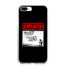 Чехол для iPhone 7Plus/8 Plus матовый с принтом Punks Not Dead в Кировске, Силикон | Область печати: задняя сторона чехла, без боковых панелей | art | punk | punks not dead | rock | sons of anarchy | анархия | арт | группа | егор летов | логотип | музыка | надпись | панк | панк рок | прикольная | рок | свобода | хаос