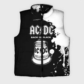 Мужской жилет утепленный 3D с принтом AC DC Back in Black в Кировске,  |  | ac dc | acdc | acdc ас дс | angus | back in black | highway to hell | mckinnon | young | австралийская | ангус янг | ас дс | асдс | блюз | в форме | гитара | группа | крис слэйд | метал | молния | музыка | п | певец | рок | рок н ролл