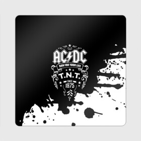 Магнит виниловый Квадрат с принтом AC/DC T.N.T. в Кировске, полимерный материал с магнитным слоем | размер 9*9 см, закругленные углы | Тематика изображения на принте: ac dc | acdc | acdc ас дс | angus | back in black | highway to hell | mckinnon | young | австралийская | ангус янг | ас дс | асдс | блюз | в форме | гитара | группа | крис слэйд | метал | молния | музыка | п | певец | рок | рок н ролл