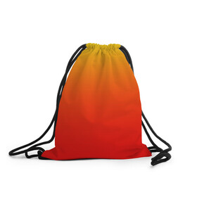 Рюкзак-мешок 3D с принтом Оранж в Кировске, 100% полиэстер | плотность ткани — 200 г/м2, размер — 35 х 45 см; лямки — толстые шнурки, застежка на шнуровке, без карманов и подкладки | orange | желто красный | кислотный | красно желтый | оранж | переход | текстуры | яркий