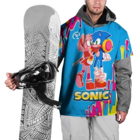 Накидка на куртку 3D с принтом Sonic в Кировске, 100% полиэстер |  | Тематика изображения на принте: game | sega | sonic the hedgehog | sonik | игра | комиксы | мультфильм | соник